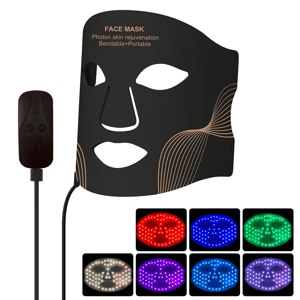 7-Color LED Photon Therapy Anti-Aging & Acne Facial Mask