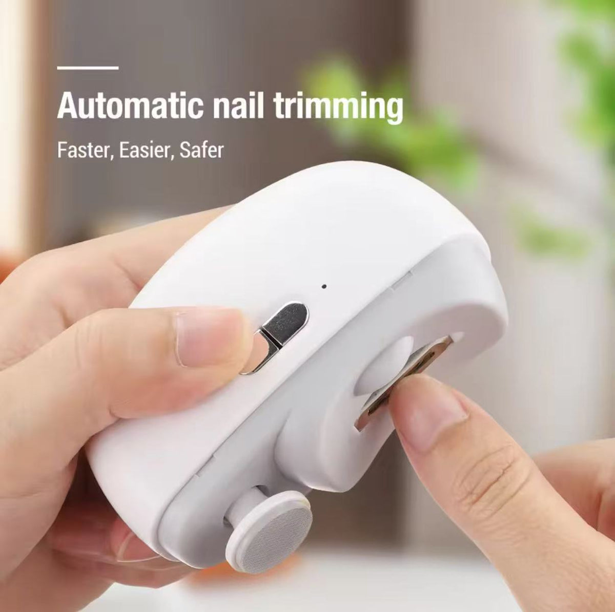 Safe-Trim Electric Automatic Nail Clippers for Adults & Babies