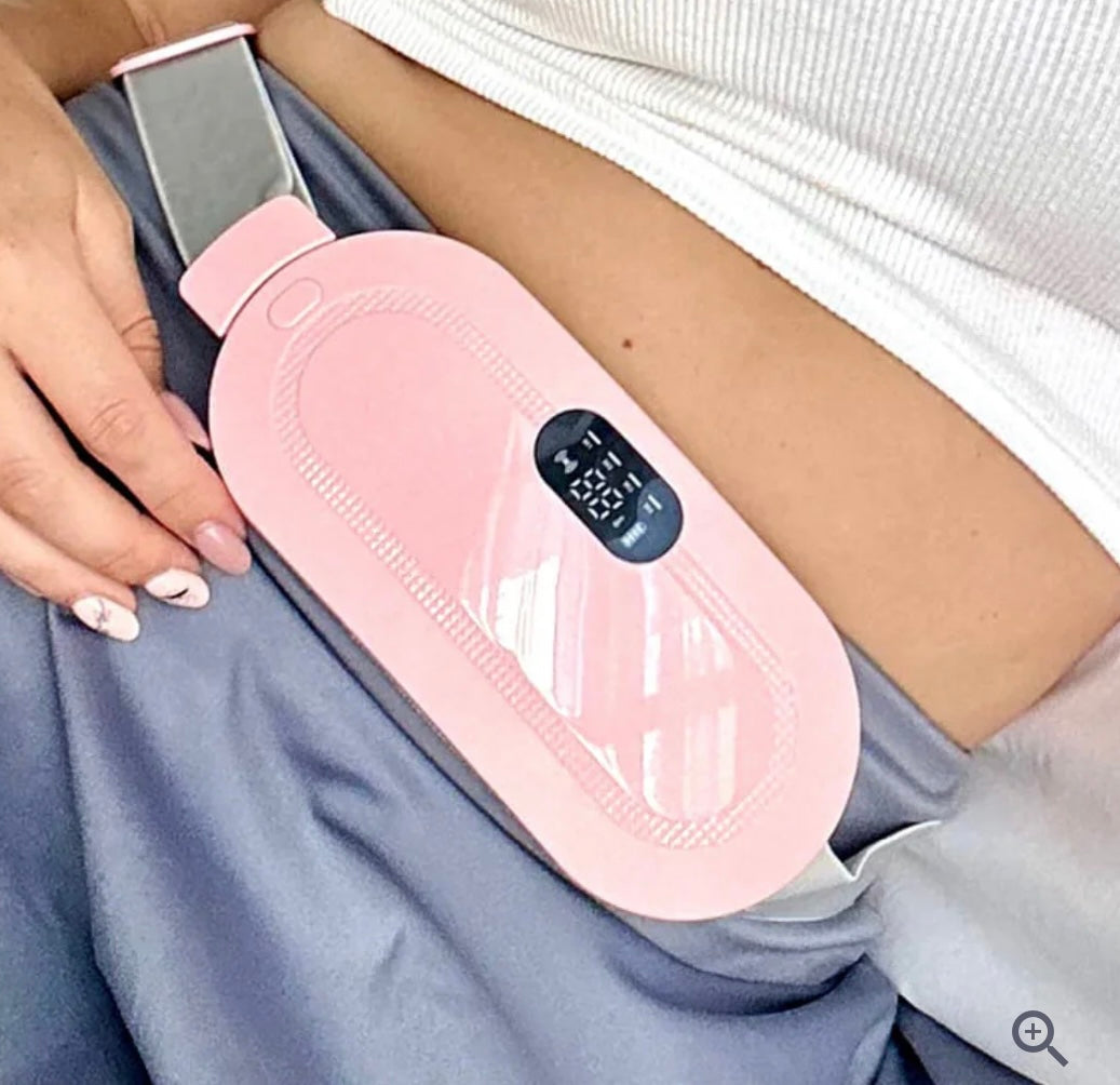 Portable Heated Period Cramp Relief Pad & Massager