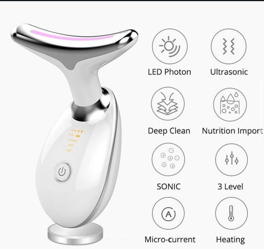 LED Photon Therapy & Microcurrent Anti-Aging Skin Tightener
