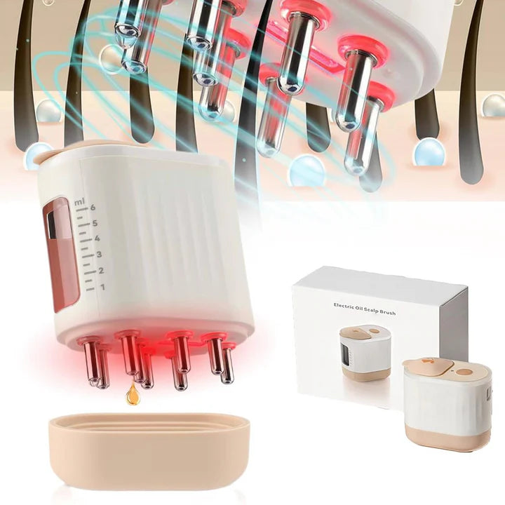 2-in-1 Electric Hair Oil Applicator & Scalp Massager
