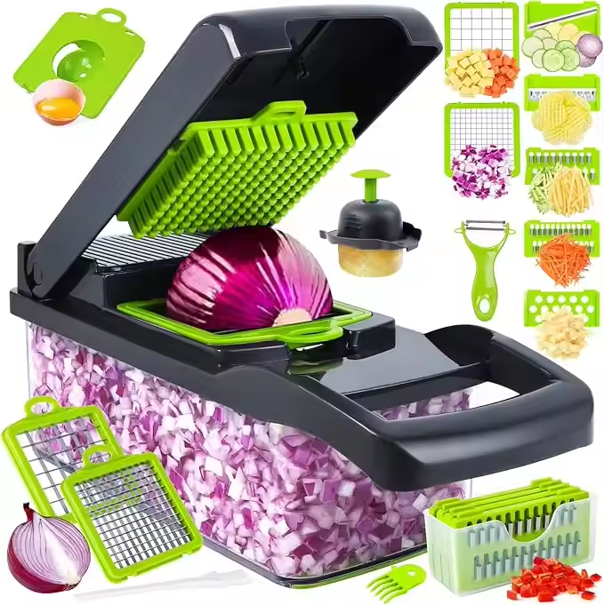 All-in-One Kitchen Vegetable Cutter, Dicer & Slicer