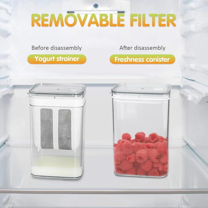 1100ml Multi-Purpose Greek Yogurt Strainer & Whey Separator