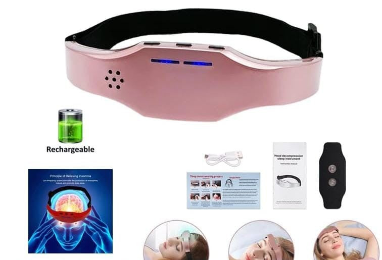 Microcurrent Sleep Instrument & Anti-Anxiety Head Massager