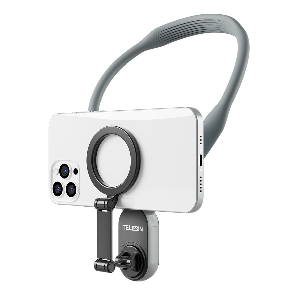 Magnetic Neck Phone Holder & Chest Mount for Vlogging & Selfies