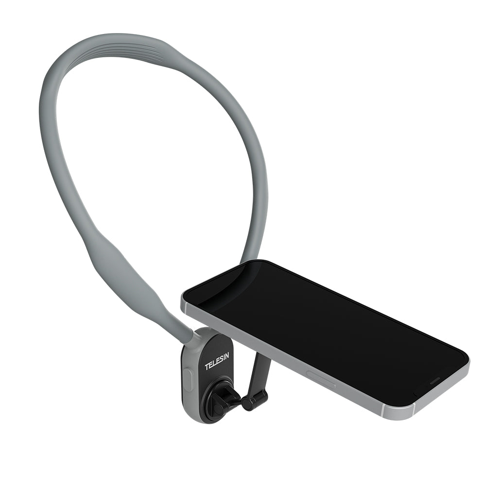 Magnetic Neck Phone Holder & Chest Mount for Vlogging & Selfies