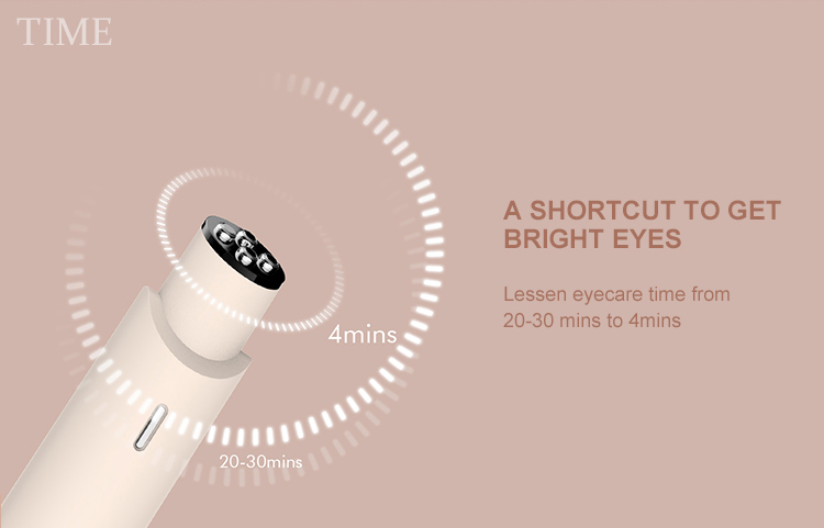 RF & Sonic Vibration Eye Care Beauty Device for Wrinkle Removal