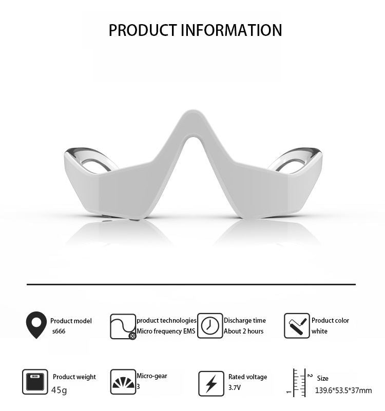 Wireless Anti-Fatigue Eye Massager for Dark Circles & Wrinkles