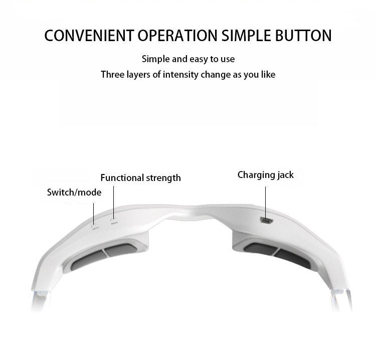 Wireless Anti-Fatigue Eye Massager for Dark Circles & Wrinkles