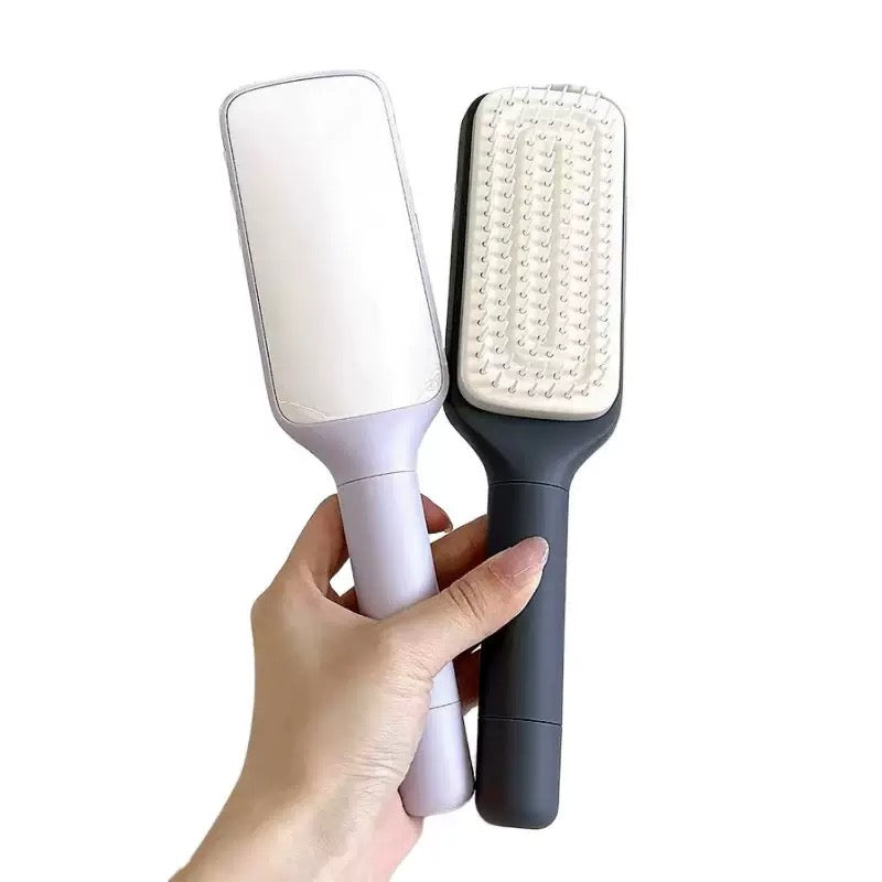Self-Cleaning Rotating & Retractable Air Cushion Hairbrush