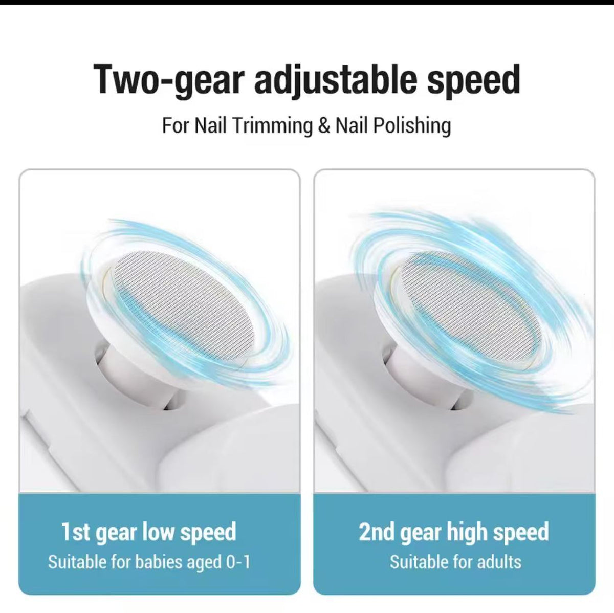 Safe-Trim Electric Automatic Nail Clippers for Adults & Babies