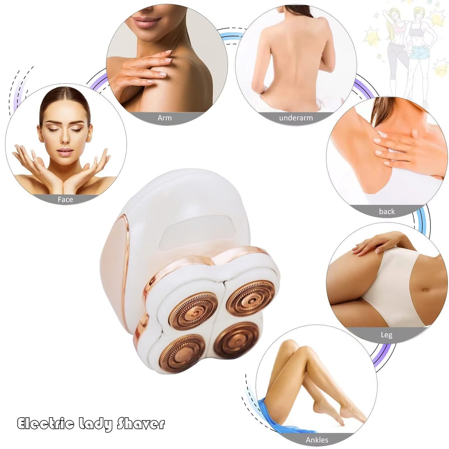 Flawless Finish 2-in-1 Hair Remover & Body Care Tool