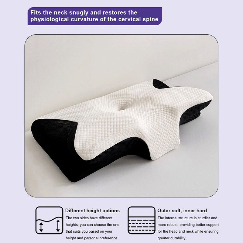 Contour Memory Foam Cervical Pillow for Back & Neck Pain Relief