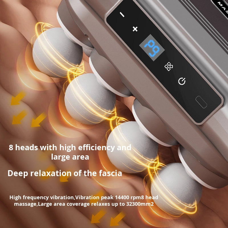 Pro-Grade Muscle Massage Gun with 16 Interchangeable Heads