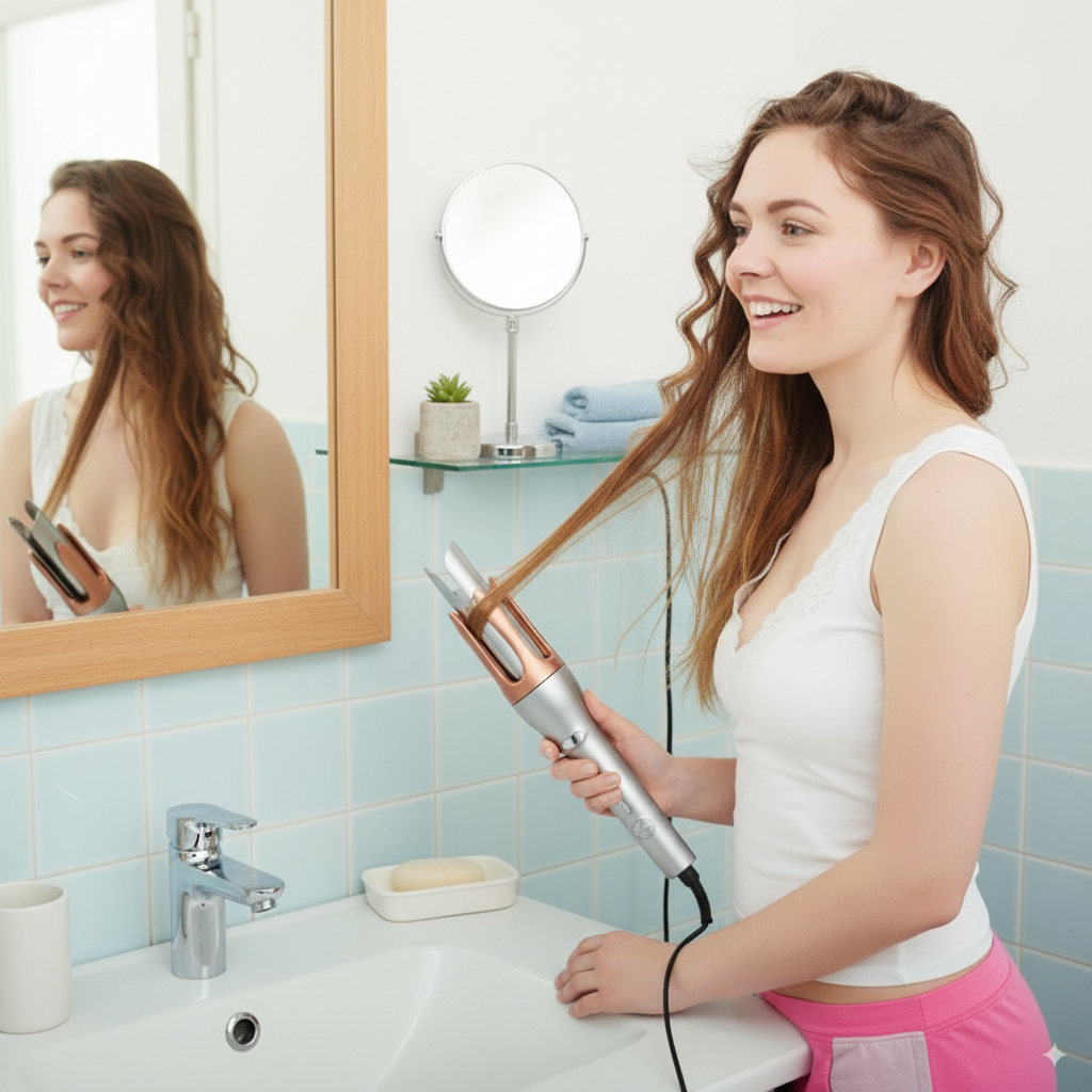 AutoCurl Pro™ Fast-Heating Automatic Rotating Curling Iron