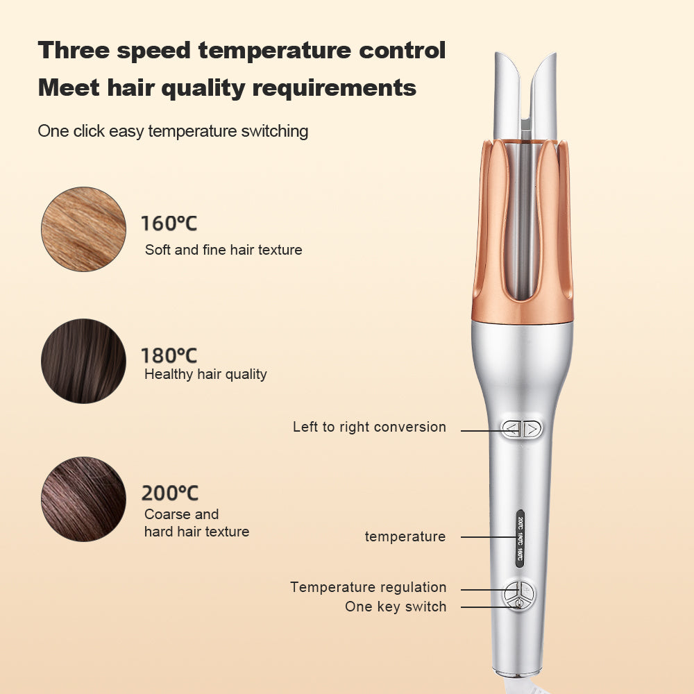 AutoCurl Pro™ Fast-Heating Automatic Rotating Curling Iron