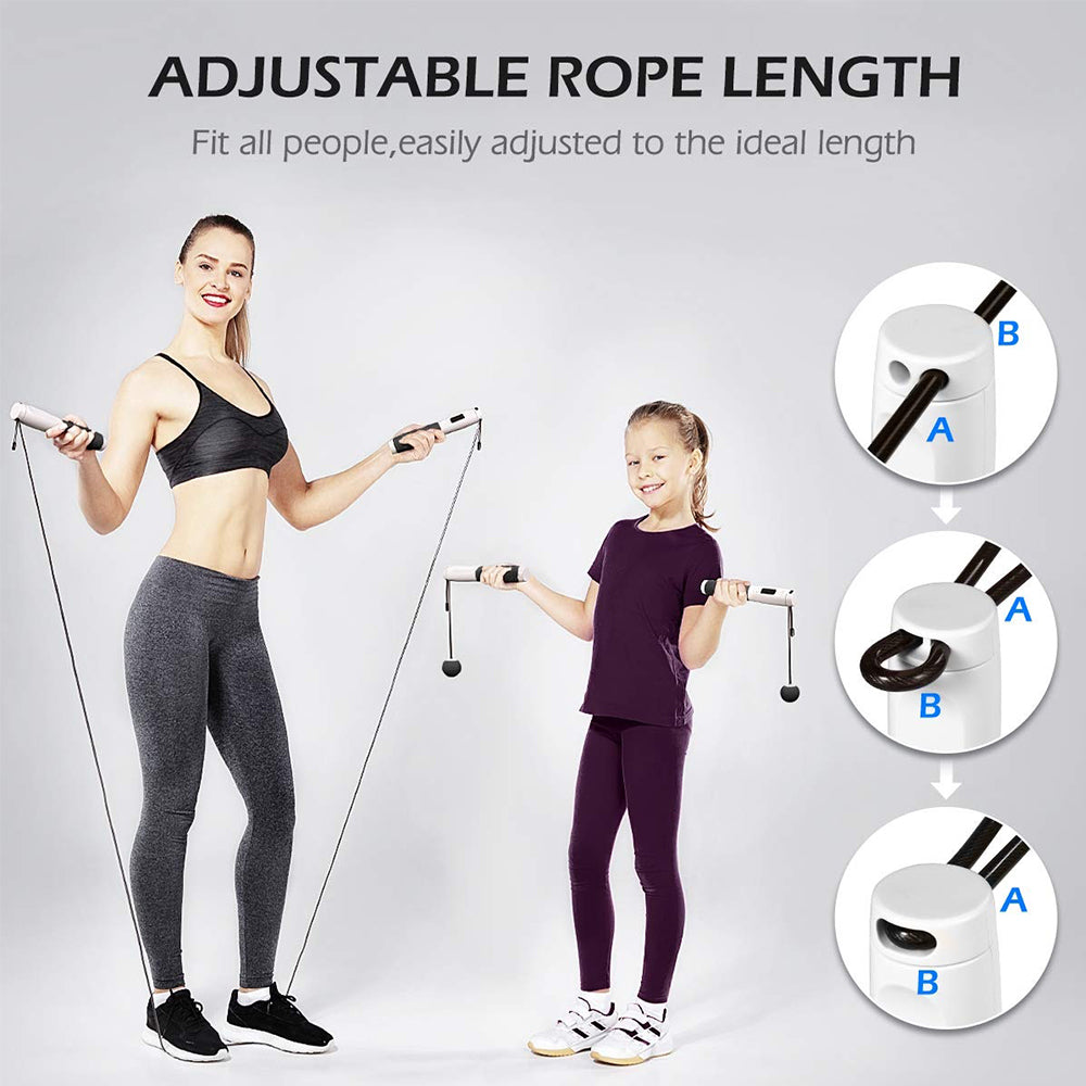 Digital Smart Counter Fitness Jump Rope with HD Screen