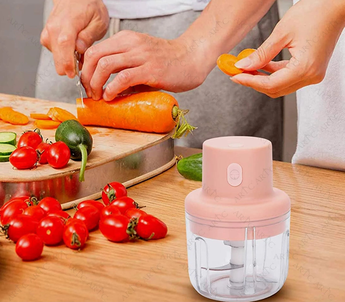Mini Wireless Electric Garlic Chopper & Food Processor